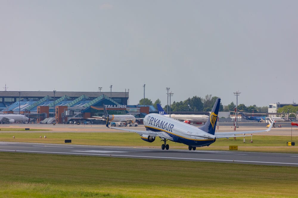 Ryanair anuncia fechamento de nove rotas saindo da Estônia